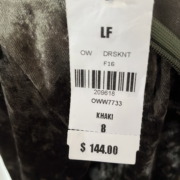 One Way Dress Olive Green - Picture 6 of 7